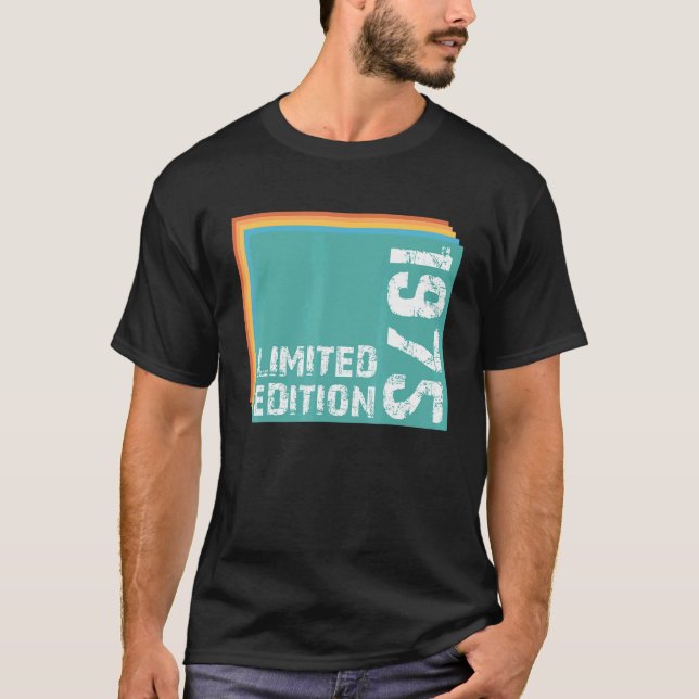 Limit Edition 1975 Geburtstag T-Shirt (Vorderseite)