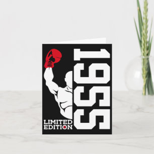 Limited Edition 1955 Boxer 70th Birthday Boxing Karte