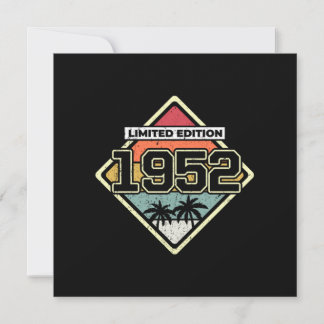 Limited Edition 70th Birthday Gift Vintage 1952 Einladung