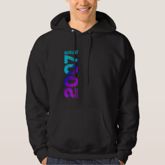 Limited Edition August 2007 Jahr 2007 Retro 2007 Hoodie