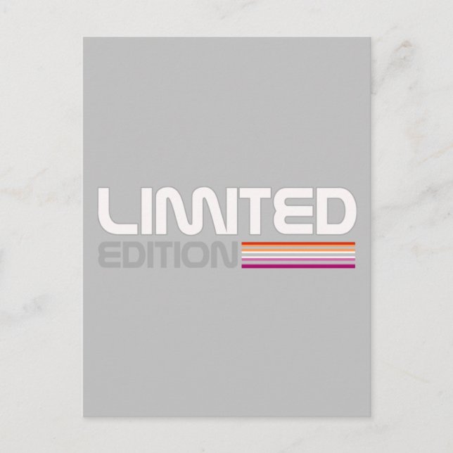 Limited Edition | Lesbian Pride Postkarte (Vorderseite)