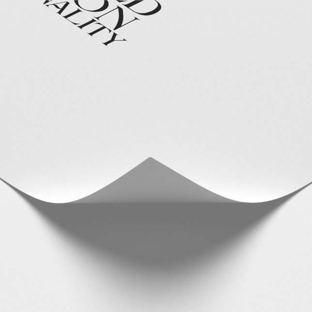 Limited Edition Personality Corporate Gift Wrap Geschenkpapier (Ecke)