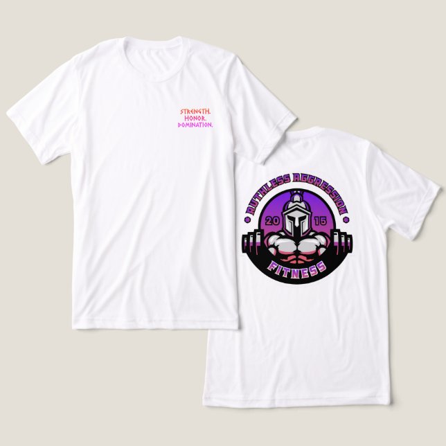 Limited Edition RA Fitness Men Miami Vice T-Shirt Tri-Blend Shirt (Design vorne & hinten)