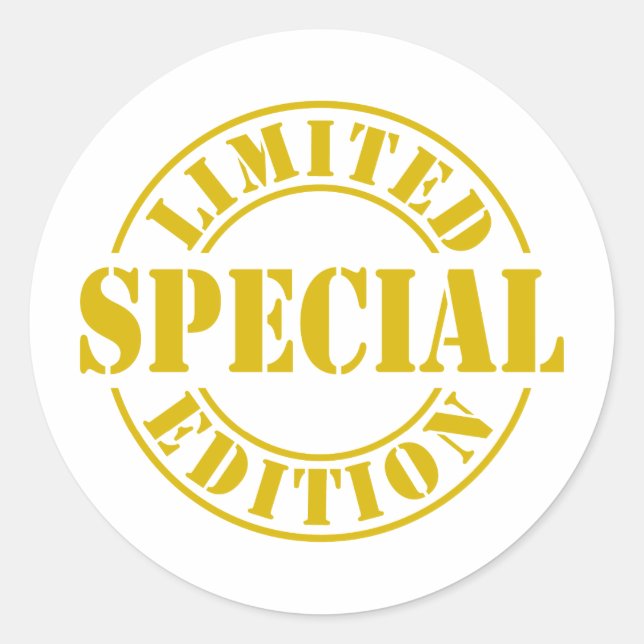 Limited Edition-special-2.png Runder Aufkleber (Vorderseite)