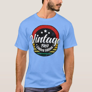 Limited Edition Vintag 1969 Geburtstag 54st Birthd T-Shirt