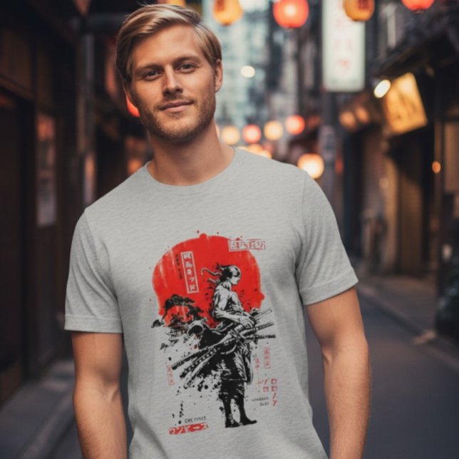 Limited Samurai Manga Legend Retro Unisex Tri-Blend Shirt (Von Creator hochgeladen)