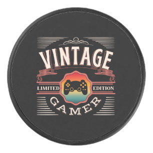 LIMITIERTE AUFLAGE FÜR VINTAGE-SPIELER EISHOCKEY PUCK