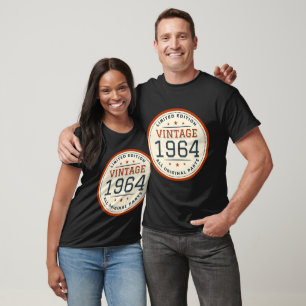 Limitierte Auflage Vintage 1964 Alle Originalteile T-Shirt