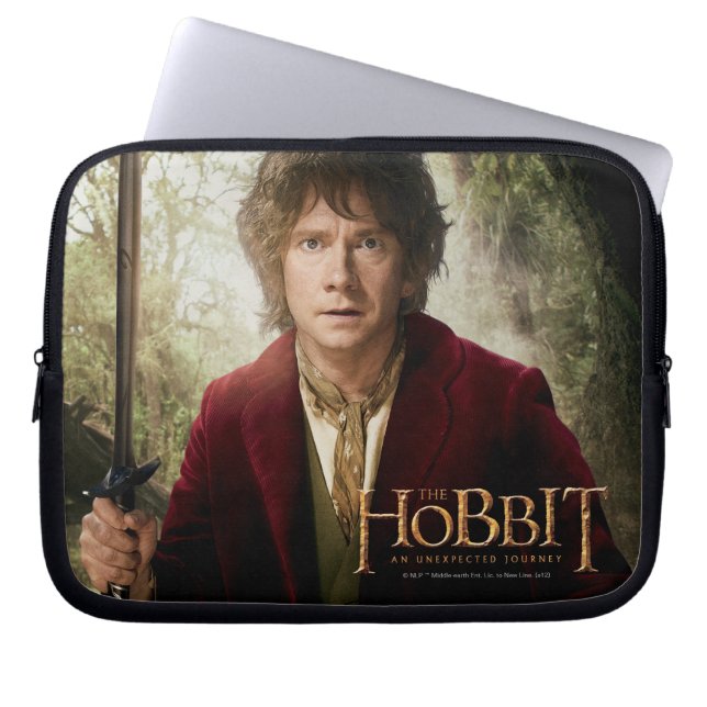 Limitierte Edition Artwork: BILBO BAGGINS™ Laptopschutzhülle (Vorderseite)