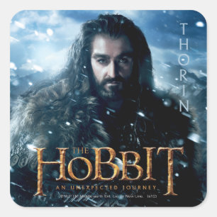 Limitierte Edition Artwork: THORIN OAKENSHIELD™ Quadratischer Aufkleber