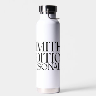 Limitierte Edition Persönlichkeit Minimalistische  Trinkflasche