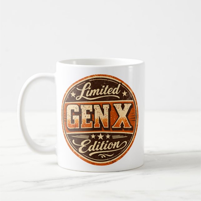 Limitierte Gen X Edition Vintage Tasse (Links)