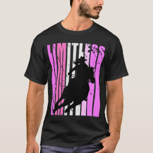 Limitless Cowgirl Rodeo Barrel Race R T-Shirt