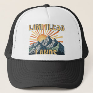 Limitlose Lands.T - Shirt-Design Truckerkappe