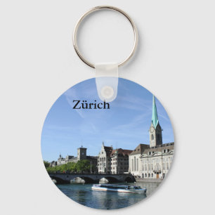 Limmat River in Zürich Schlüsselanhänger