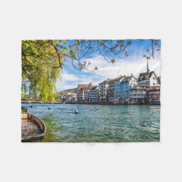 Limmat River, Zürich Fleecedecke