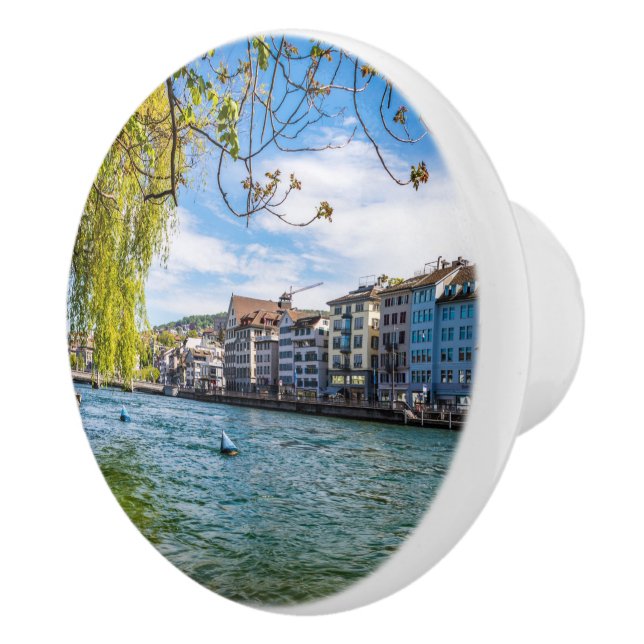 Limmat River, Zürich Keramikknauf (Rechts)