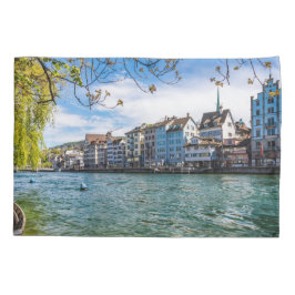 Limmat River, Zürich Kissenbezug