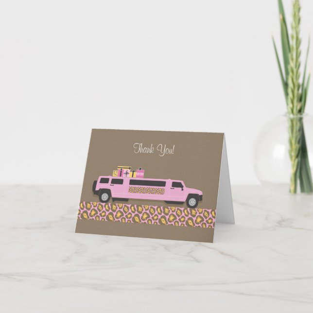 Limo Carte de remerciements (Devant)