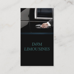 Limo-Service-Treiber, Fahrkarte, Taxi-Visitenkarte Visitenkarte