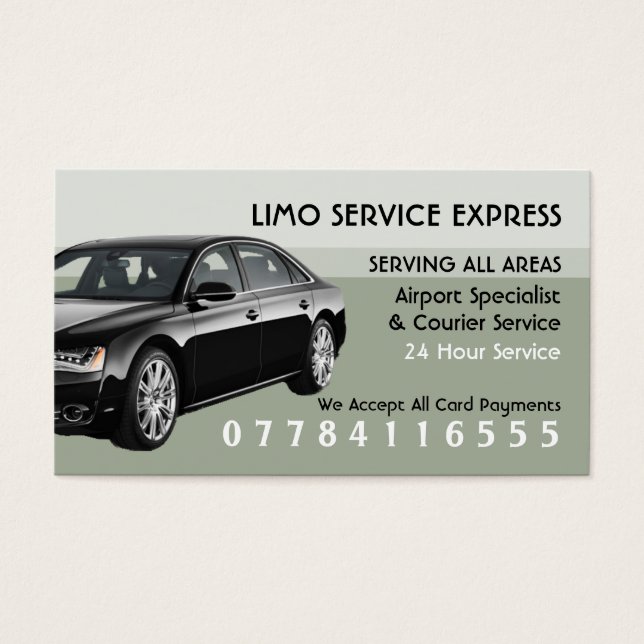 Limo Taxi Service Aéroport Et Station Tarifs (Devant)