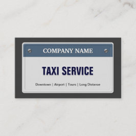 Limo & Taxi Service - Cool lizenziertes Plakat Visitenkarte