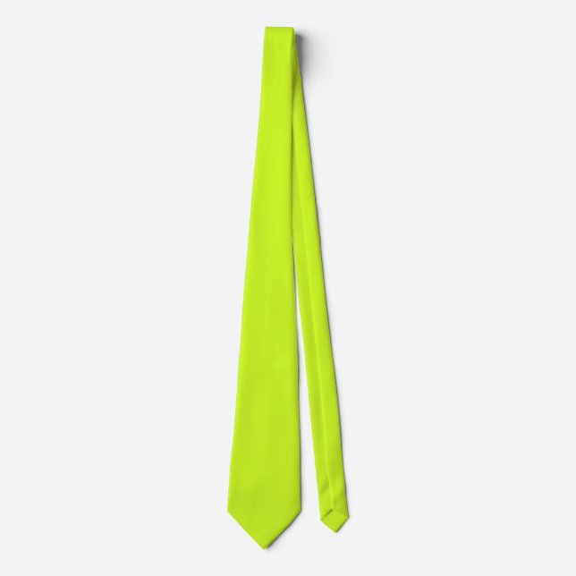 Limon gelb (Vollfarbe) Krawatte (Vorderseite)