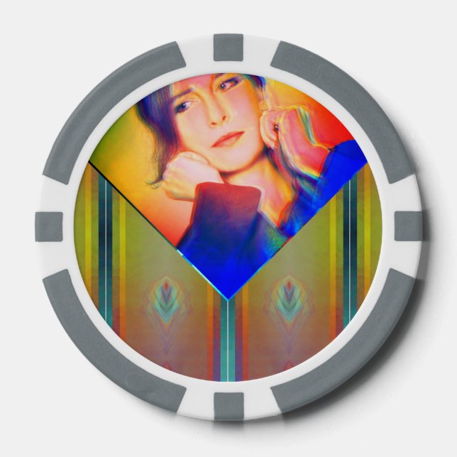 Limon Glow Fashionista Pokerchips (Vorderseite)
