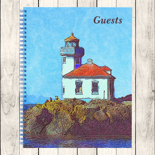 Limon Kiln Lighthouse Freitag Hafen Gast Notizbuch