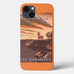 Limon Kiln Lighthouse Vintage Travel Poster Case-Mate iPhone Hülle