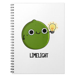 Limon-light Funny Fruit Limon Pun Notizblock