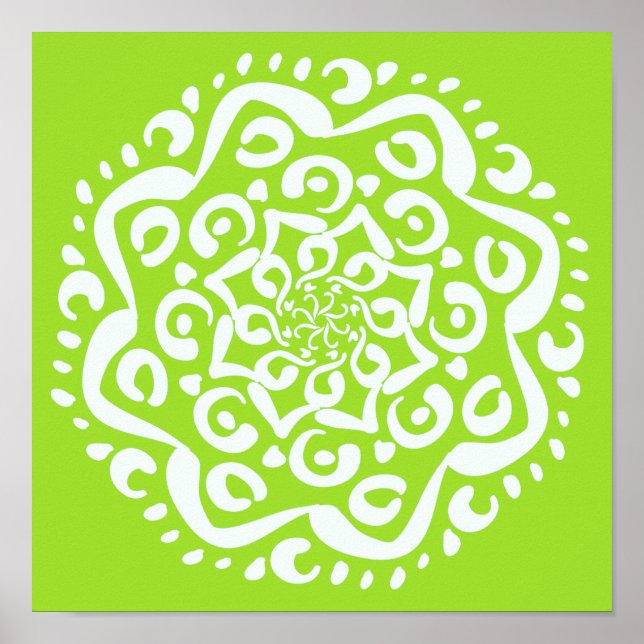 Limon Mandala Poster (Vorne)