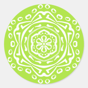 Limon Mandala Runder Aufkleber