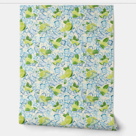 Limon, Minze und Eiswürfel Tapete