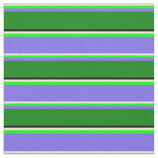 Limon, mittelblau, grün und schwarz stoff