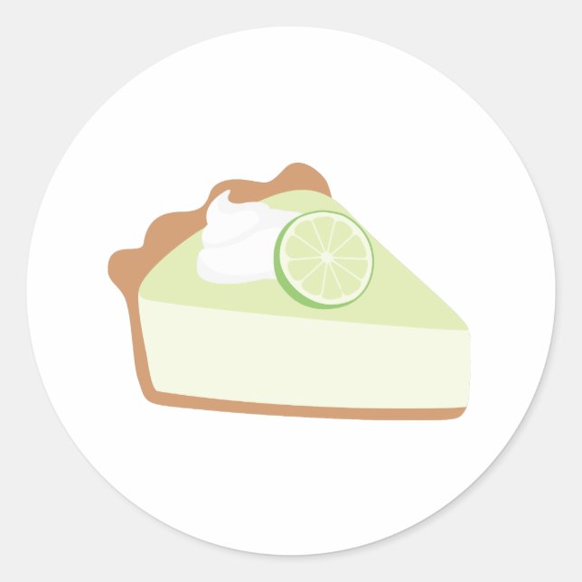 Limon Pie Runder Aufkleber (Vorderseite)