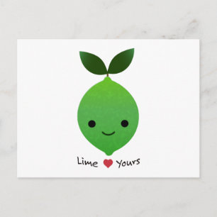 Limon Yours Niedlich Kawaii Limon Feiertagspostkarte