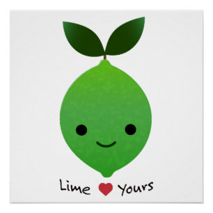 Limon Yours Niedlich Kawaii Limon Poster