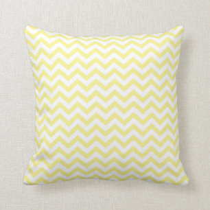 Limonade Chevron jaune 16"" coussin x16