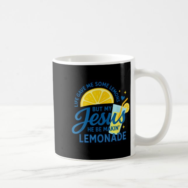 Limonade Christliche Bekleidung Religiöser Jesus  Kaffeetasse (Rechts)