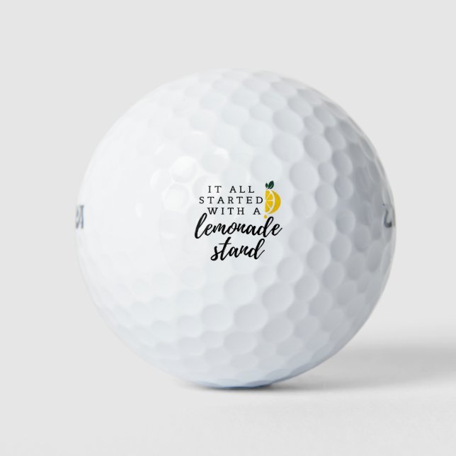 Limonade Golfball (Vorderseite)