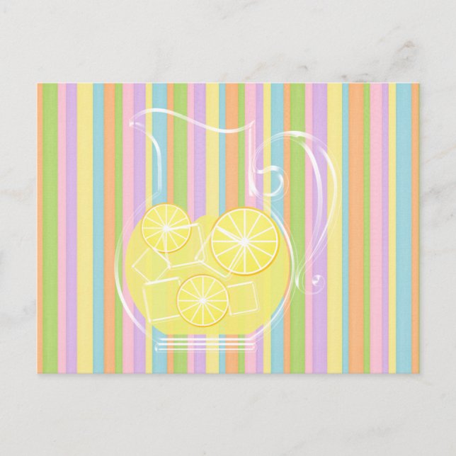 Limonade Postkarte (Vorderseite)