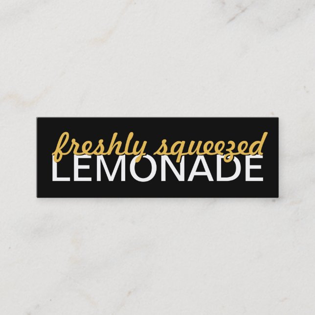 LimonadeLochkarte Treuekarte (Vorderseite)