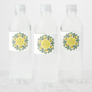 Limonaden-Taufe Zitronen Gelber Kreis Botanisch