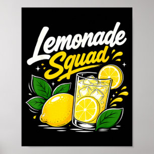 Limonaden-Trupp Sommer-Limonade-Trinker-Crew Poster