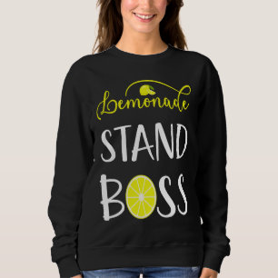 Limonadenstand Chef CEO Lemon Crew Spaß Unternehme Sweatshirt