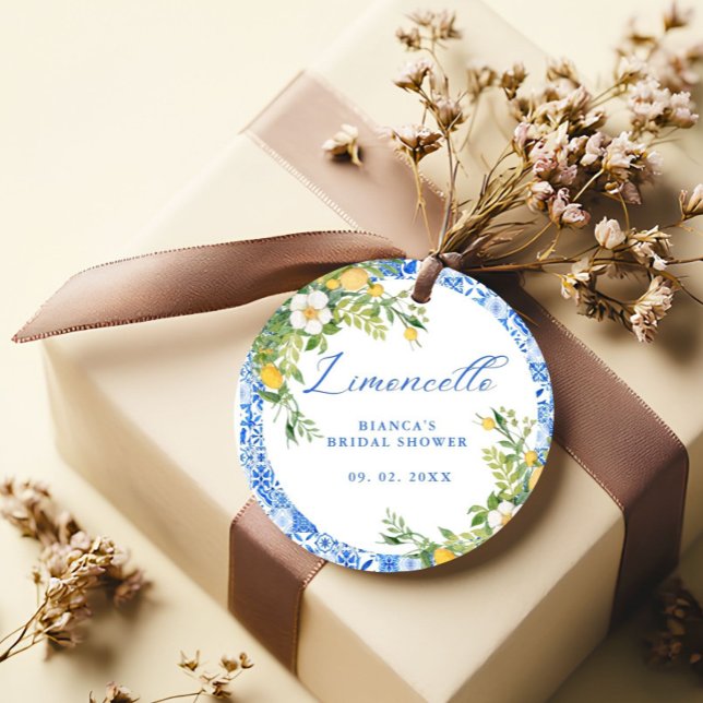 Limoncello Brautparty Geschenkanhänger (Von Creator hochgeladen)