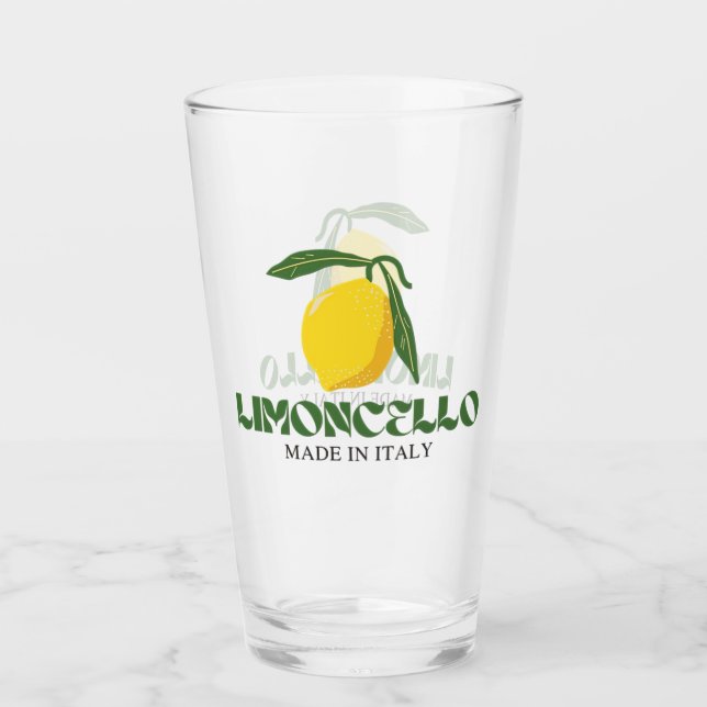 Limoncello Glas (Vorderseite)