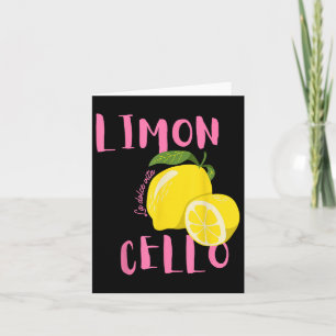 Limoncello La Dolce Vita Italienische Zitrone  Karte