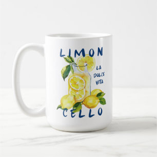 Limoncello La Dolce Vita Italienliebhaber Kaffeetasse